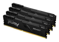 Kingston Technology FURY Beast 64GB 3200MT/s DDR4 CL16 DIMM (4er-Kit) Black