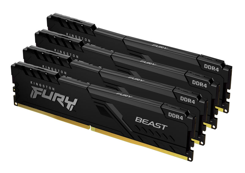 Kingston Technology FURY Beast 64GB 3600MT/s DDR4 CL18 DIMM (4er-Kit) Black