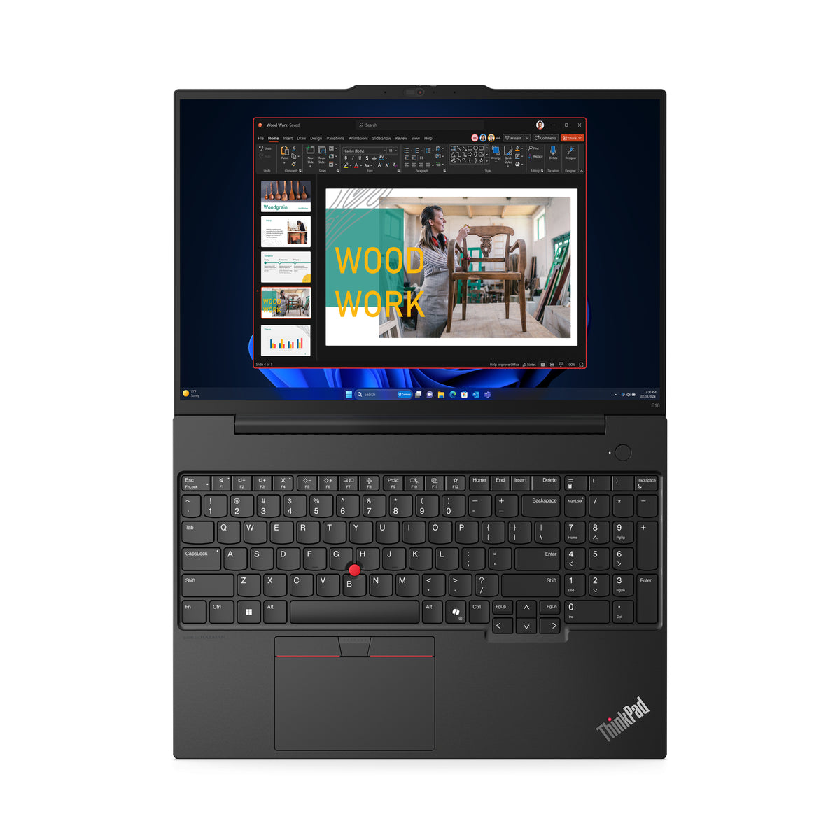 Lenovo ThinkPad E16 Gen 2 (Intel) Intel Core Ultra 5 125U Laptop 40,6 cm (16") WUXGA 16 GB DDR5-SDRAM 512 GB SSD Wi-Fi 6E (802.11ax) Windows 11 Pro Deutsch Schwarz