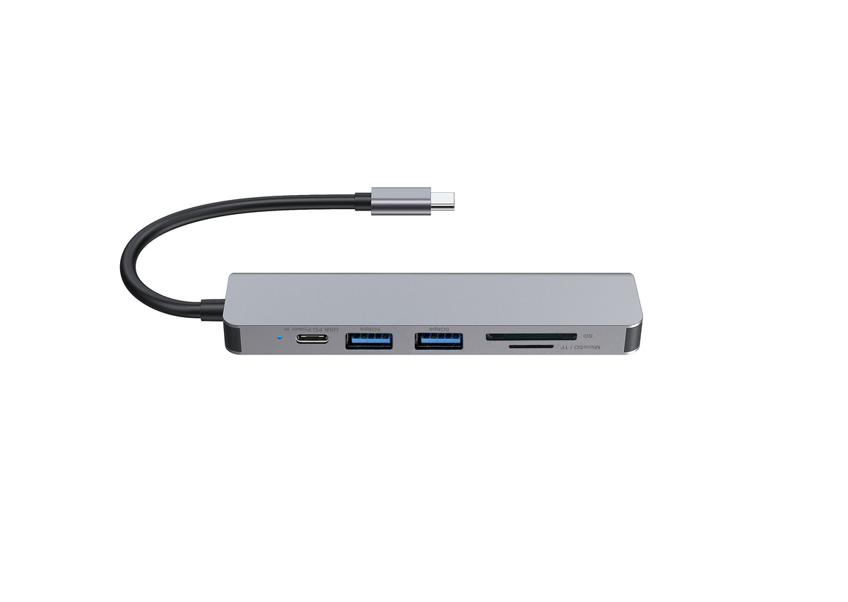 Conceptronic DONN02G laptop-dockingstation & portreplikator USB 3.2 Gen 1 (3.1 Gen 1) Type-C Aluminium