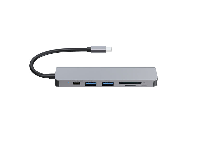 Conceptronic DONN02G laptop-dockingstation & portreplikator USB 3.2 Gen 1 (3.1 Gen 1) Type-C Aluminium