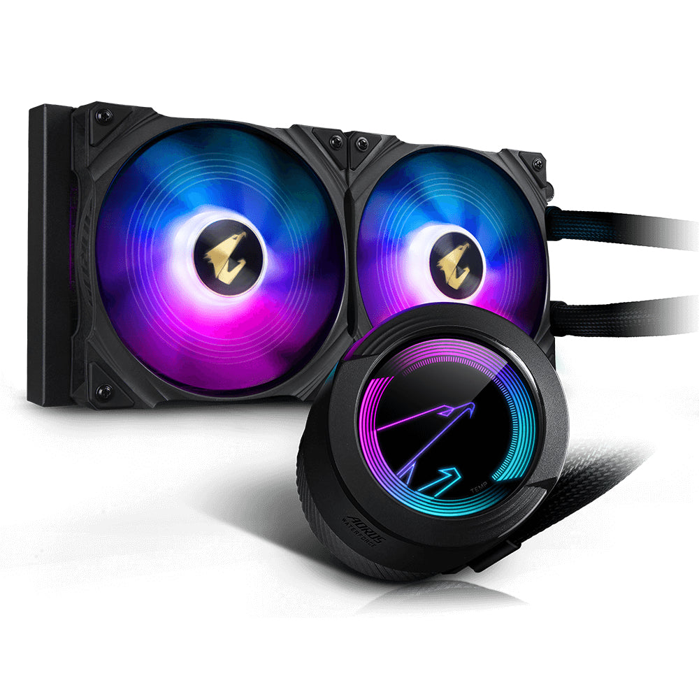 GIGABYTE AORUS WATERFORCE 280 Prozessor All-in-One-Flüssigkeitskühler Schwarz