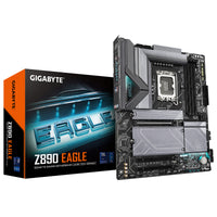 GIGABYTE Z890 EAGLE Motherboard - Unterstützt Intel Core Ultra (Serie 2) CPUs, 14+1+2 Phasen VRM, bis zu 8800MHz DDR5 (OC), 1x PCIe 5.0 M.2 + 3x PCIe 4.0 M.2, 2,5GbE LAN, USB4