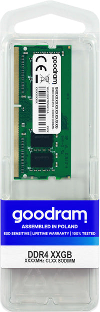 Goodram GR3200S464L22/32G Speichermodul 32 GB 1 x 32 GB DDR4 288-pin DIMM