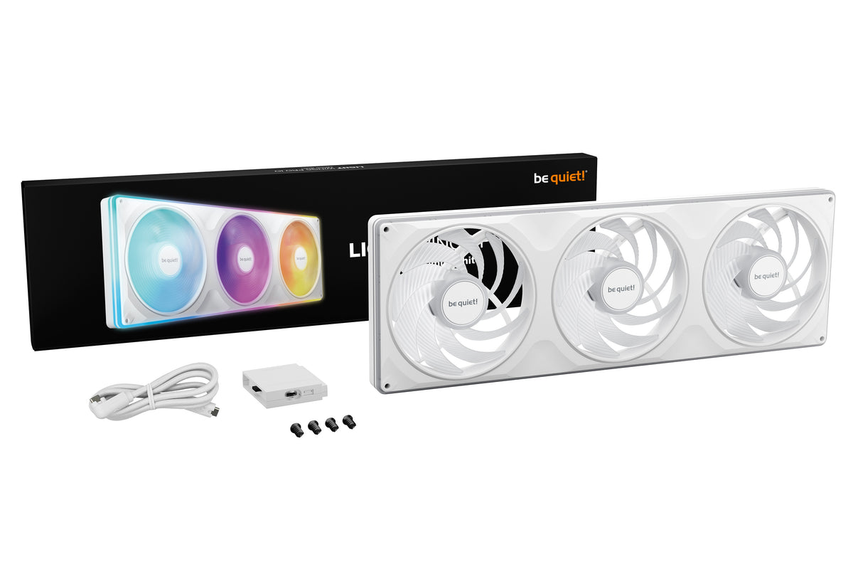 be quiet! Light Wings Pro IO 420mm White Weiß