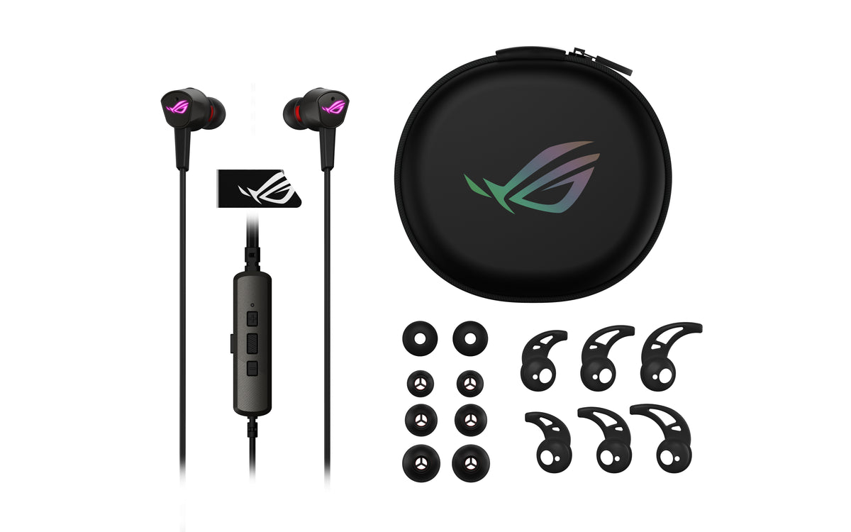 ASUS ROG CETRA II Kopfhörer Kabelgebunden im Ohr Gaming USB Typ-C Schwarz