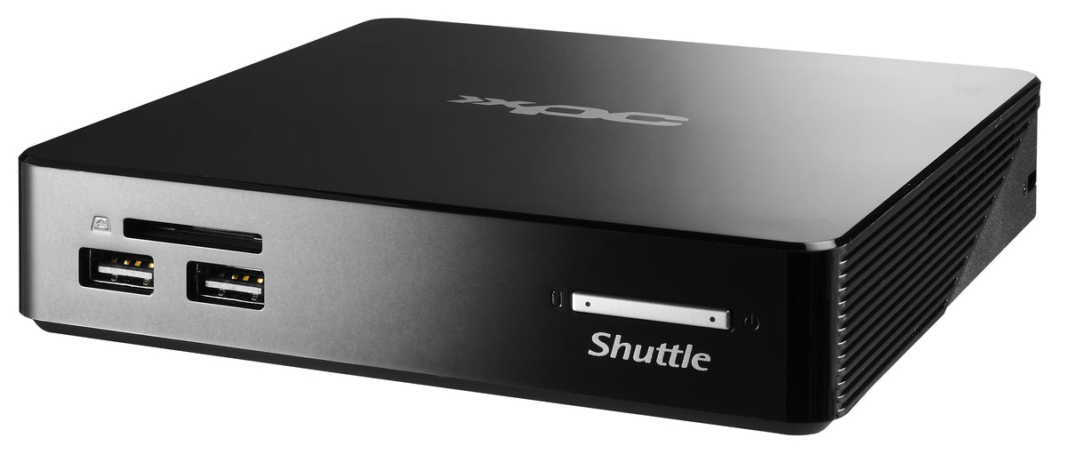 Shuttle XPC nano NS02EV2 Rockchip RK3368 2 GB DDR3L-SDRAM 16 GB eMMC Android 8.1 Nettop Mini-PC Black