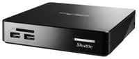 Shuttle XPC nano NS02EV2 Rockchip RK3368 2 GB DDR3L-SDRAM 16 GB eMMC Android 8.1 Nettop Mini-PC Black