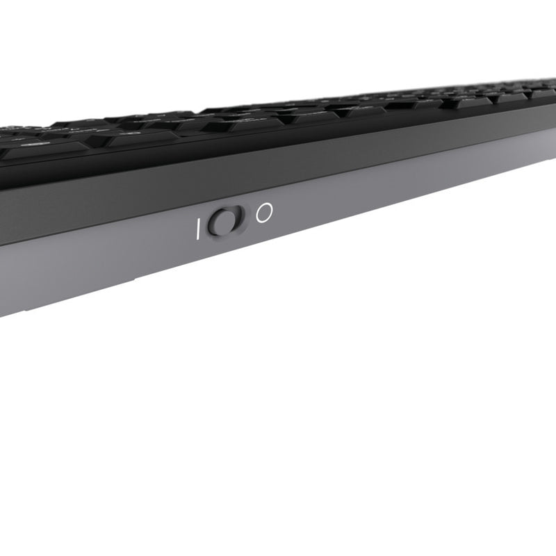 CHERRY Stream Wireless Tastatur Universal RF kabellos + USB QWERTZ Tschechisch Schwarz