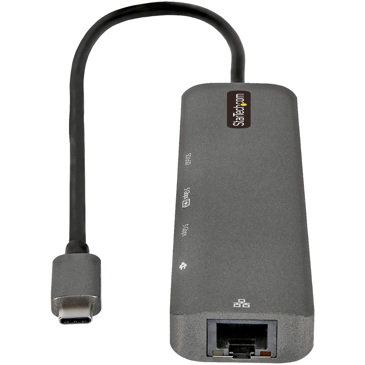 StarTech.com USB-C Multiport Adapter - USB-C auf 4K 60Hz HDMI 2.0, 100W Power Delivery Pass-through, SD/MicroSD, 2 Port USB 3.0 Hub, GbE - USB-C Mini Dock - 30cm langes angeschlossenes Kabel