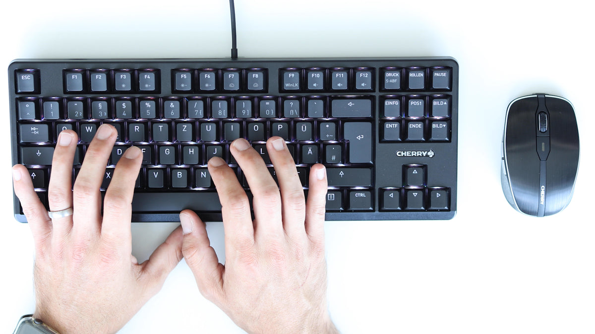 CHERRY G80-3000N RGB TKL Tastatur Universal USB QWERTY US International Schwarz
