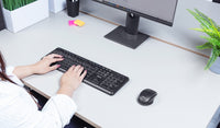 Trust TKM-350 Tastatur Maus enthalten Büro RF Wireless QWERTZ Deutsch Schwarz