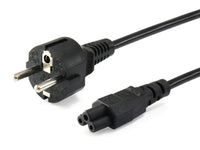 Equip 112151 Schwarz 3 m Netzstecker Typ F C5-Koppler