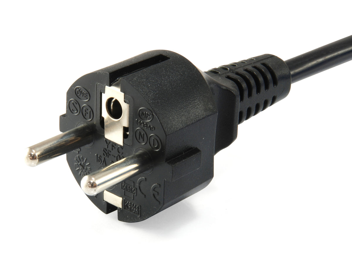 Equip 112151 Schwarz 3 m Netzstecker Typ F C5-Koppler