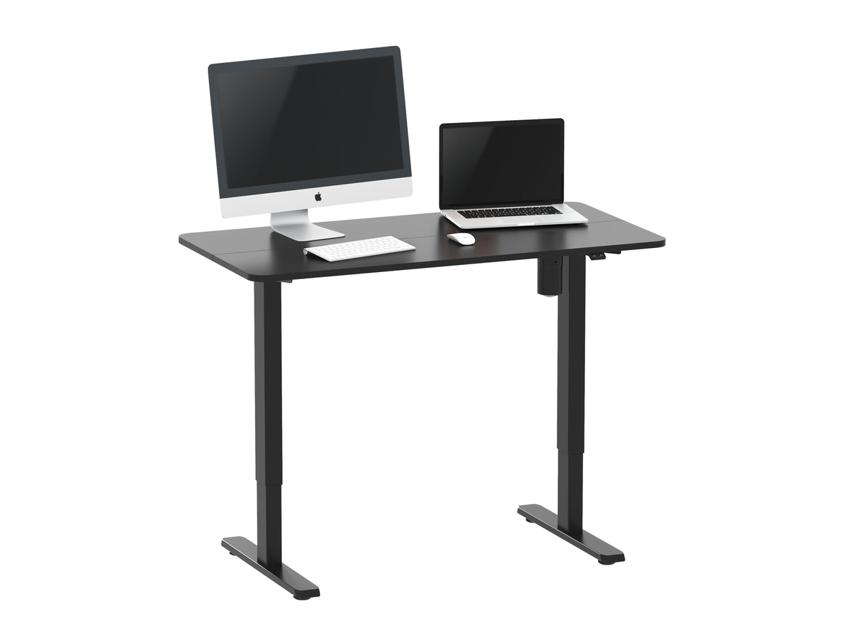 Equip ERGO Elektrisches-Sitz-Steh-Tischgestell, mit Tischplatte, schwarz
