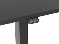 Equip ERGO Elektrisches-Sitz-Steh-Tischgestell, mit Tischplatte, schwarz