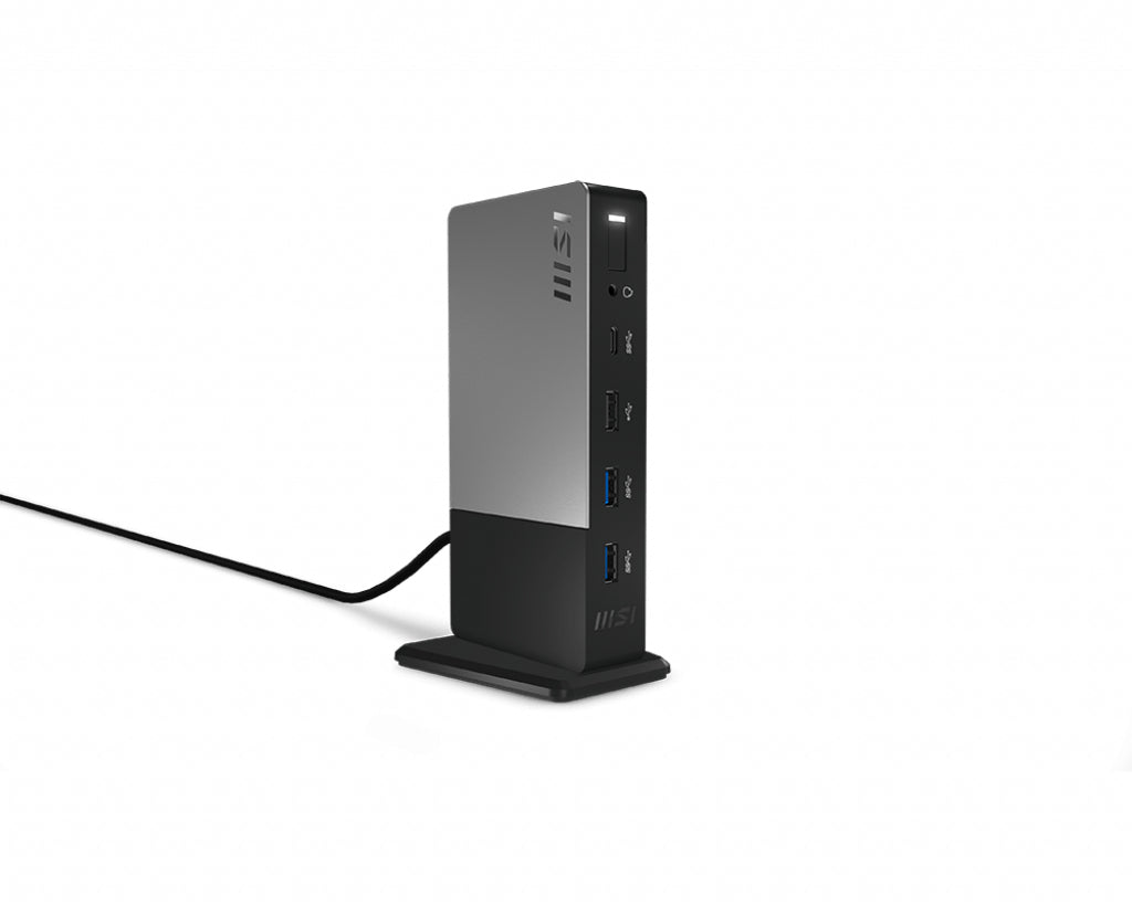 MSI USB-C Docking Station Gen 2 USB 3.2 Gen 2 (3.1 Gen 2) Type-C Schwarz