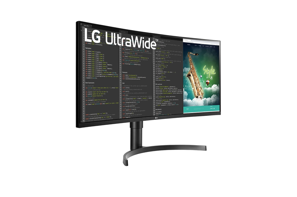 LG 35WN75CP-B.AEU Computerbildschirm 88,9 cm (35") 3440 x 1440 Pixel 4K Ultra HD LED Schwarz