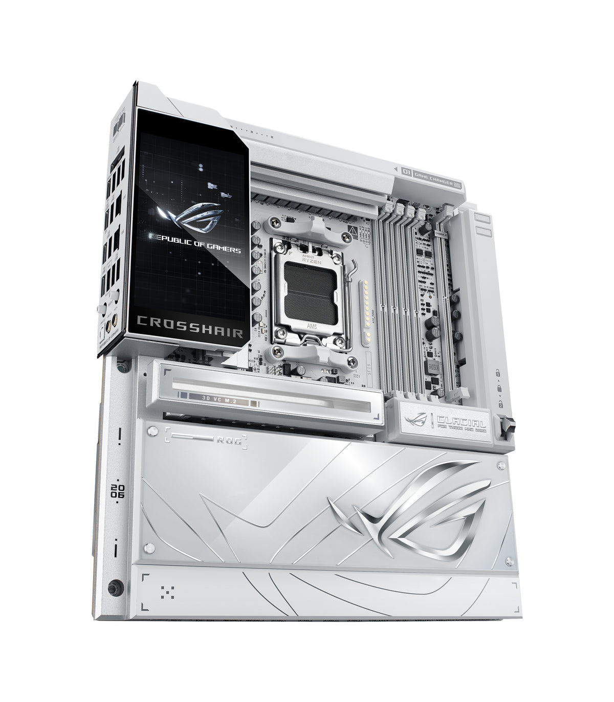 ASUS ROG CROSSHAIR X870E GLACIAL AMD X870E Sockel AM5 Erweitertes ATX