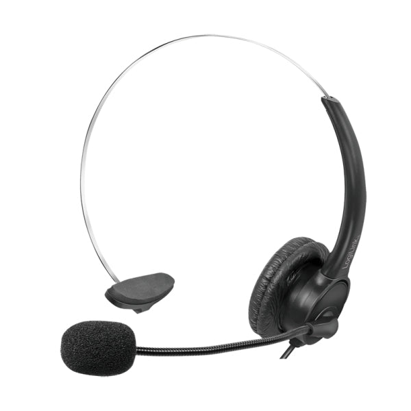 LogiLink HS0056 Kopfhörer & Headset Kabelgebunden Kopfband Büro/Callcenter USB Typ-A Schwarz