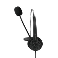 LogiLink HS0056 Kopfhörer & Headset Kabelgebunden Kopfband Büro/Callcenter USB Typ-A Schwarz
