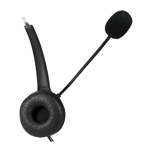 LogiLink HS0056 Kopfhörer & Headset Kabelgebunden Kopfband Büro/Callcenter USB Typ-A Schwarz