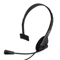 LogiLink HS0054 Kopfhörer & Headset Kabelgebunden Kopfband Büro/Callcenter Schwarz