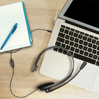 LogiLink HS0054 Kopfhörer & Headset Kabelgebunden Kopfband Büro/Callcenter Schwarz
