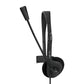 LogiLink HS0054 Kopfhörer & Headset Kabelgebunden Kopfband Büro/Callcenter Schwarz