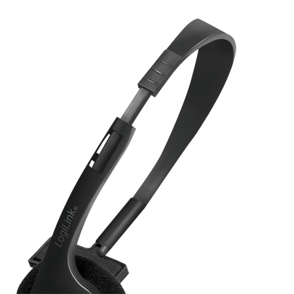 LogiLink HS0054 Kopfhörer & Headset Kabelgebunden Kopfband Büro/Callcenter Schwarz
