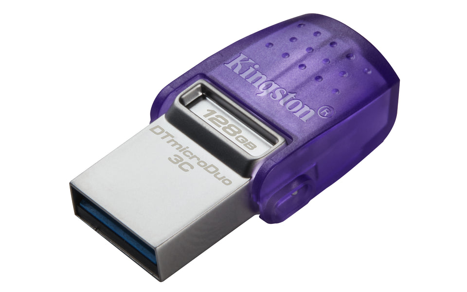 Kingston Technology DataTraveler 128 Go microDuo 3C 200 Mo/s double USB-A + USB-C