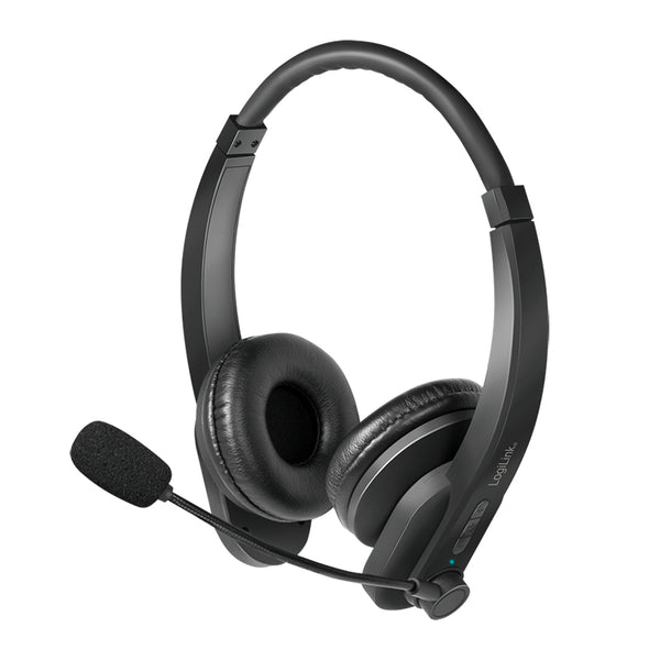 LogiLink BT0060 Kopfhörer & Headset Kabellos Kopfband Büro/Callcenter Bluetooth Schwarz