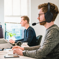 LogiLink BT0060 Kopfhörer & Headset Kabellos Kopfband Büro/Callcenter Bluetooth Schwarz