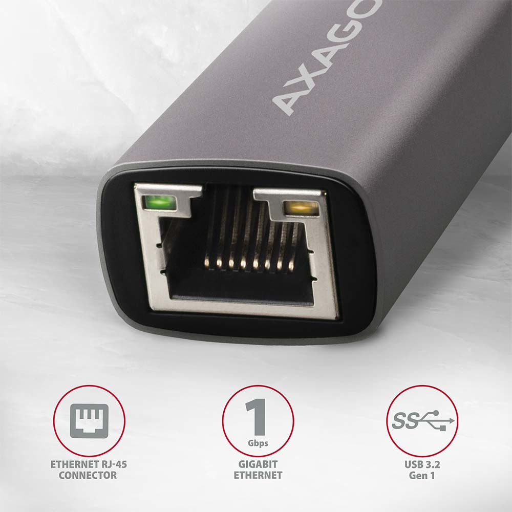 Axagon ADE-TRC SuperSpeed USB-C Gigabit Ethernet Adapter