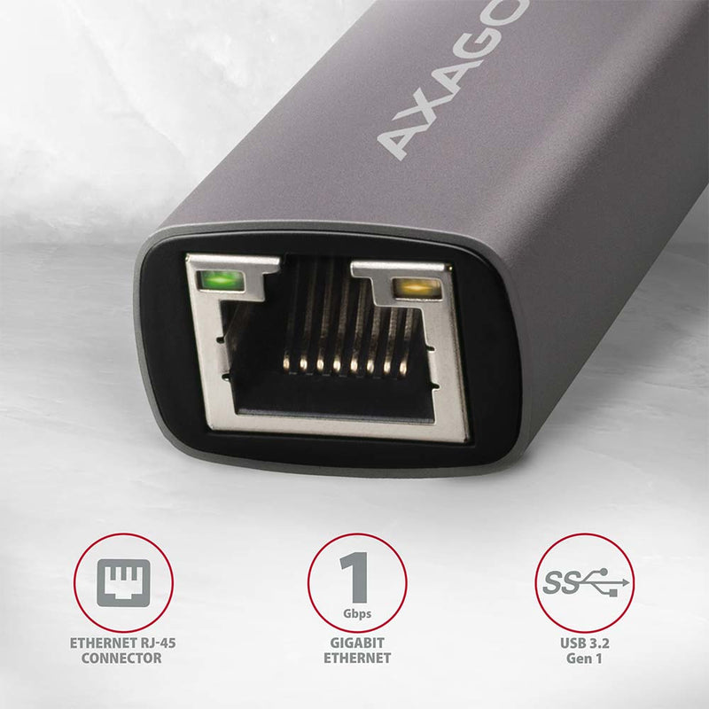 Axagon ADE-TRC SuperSpeed USB-C Gigabit Ethernet Adapter