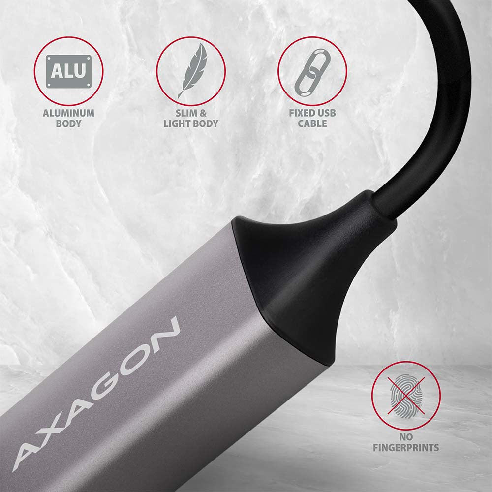 Axagon ADE-TRC SuperSpeed USB-C Gigabit Ethernet Adapter