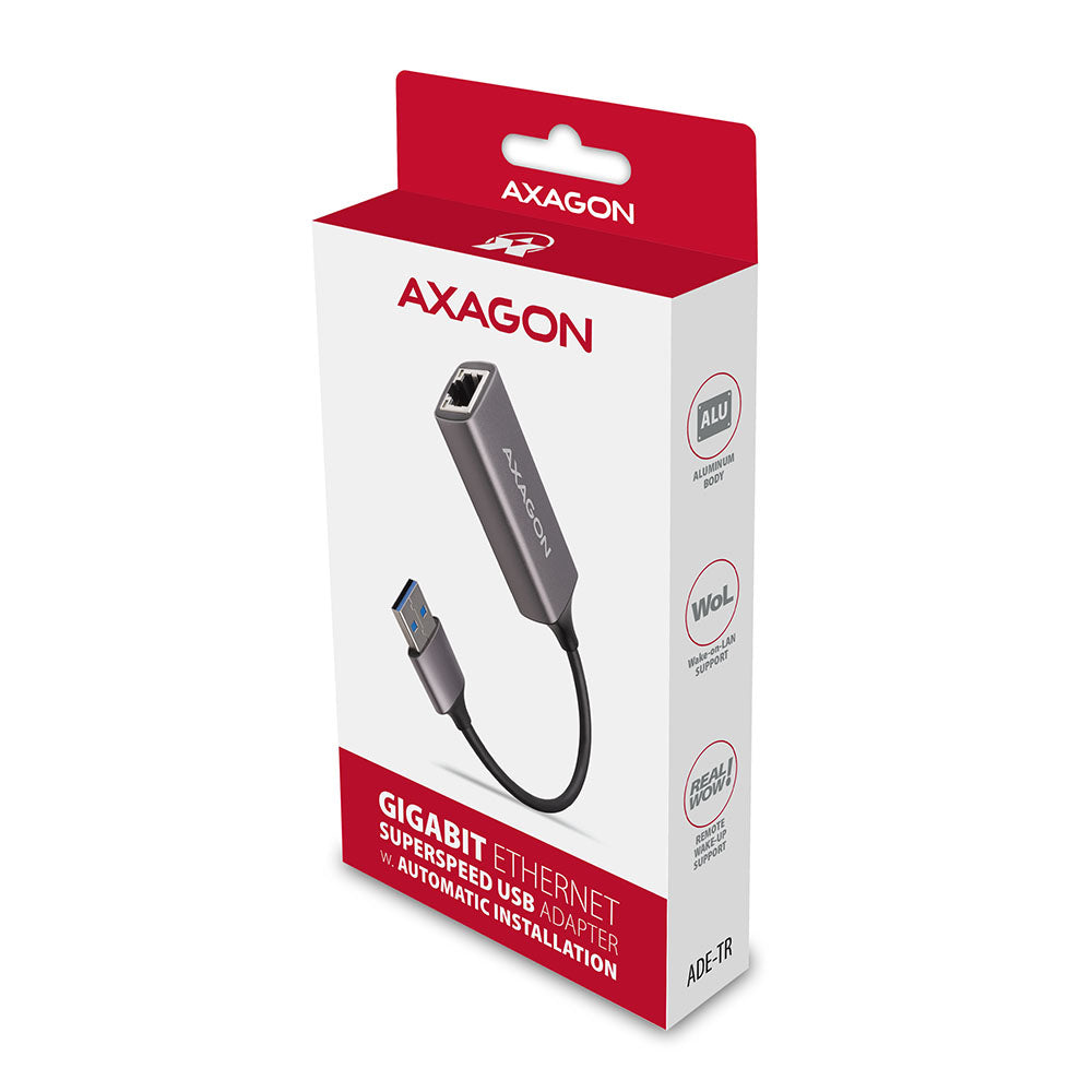Axagon ADE-TR SuperSpeed USB Gigabit Ethernet Adapter