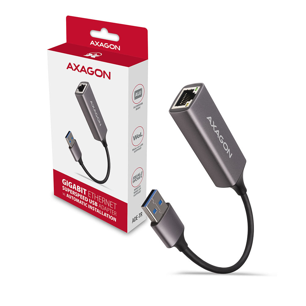 Axagon ADE-TR SuperSpeed USB Gigabit Ethernet Adapter