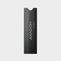 Axagon CLR-M2L6 Alu-Passivkühler für alle M.2-SSD-Festplatten Gr. 2280, Höhe 6 mm.