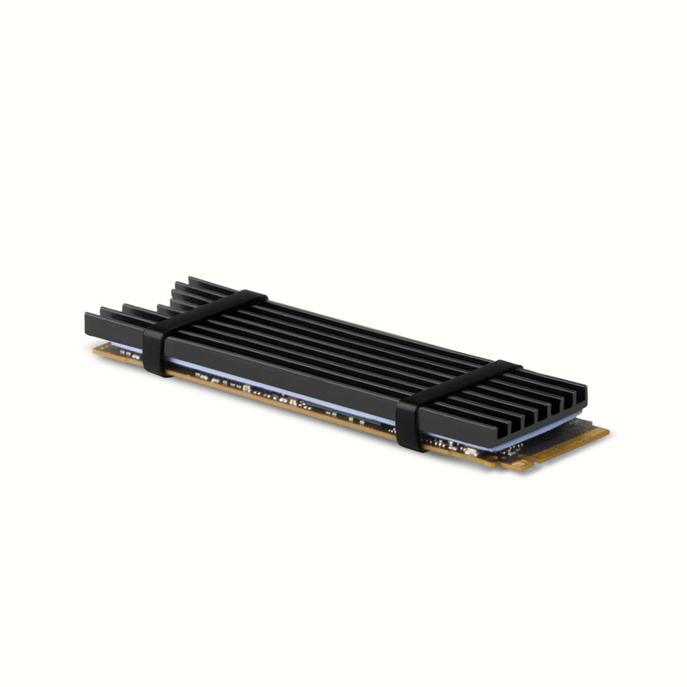 Axagon CLR-M2L3 Alu-Passivkühler für alle M.2-SSD-Festplatten Gr. 2280, Höhe 3 mm