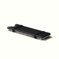 Axagon CLR-M2L3 Alu-Passivkühler für alle M.2-SSD-Festplatten Gr. 2280, Höhe 3 mm