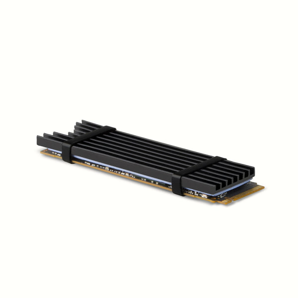 Axagon CLR-M2L3 Alu-Passivkühler für alle M.2-SSD-Festplatten Gr. 2280, Höhe 3 mm