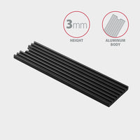 Axagon CLR-M2L3 Alu-Passivkühler für alle M.2-SSD-Festplatten Gr. 2280, Höhe 3 mm