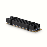 Axagon CLR-M2L10 Alu-Passivkühler für alle M.2-SSD-Festplatten Gr. 2280, Höhe 10 mm.