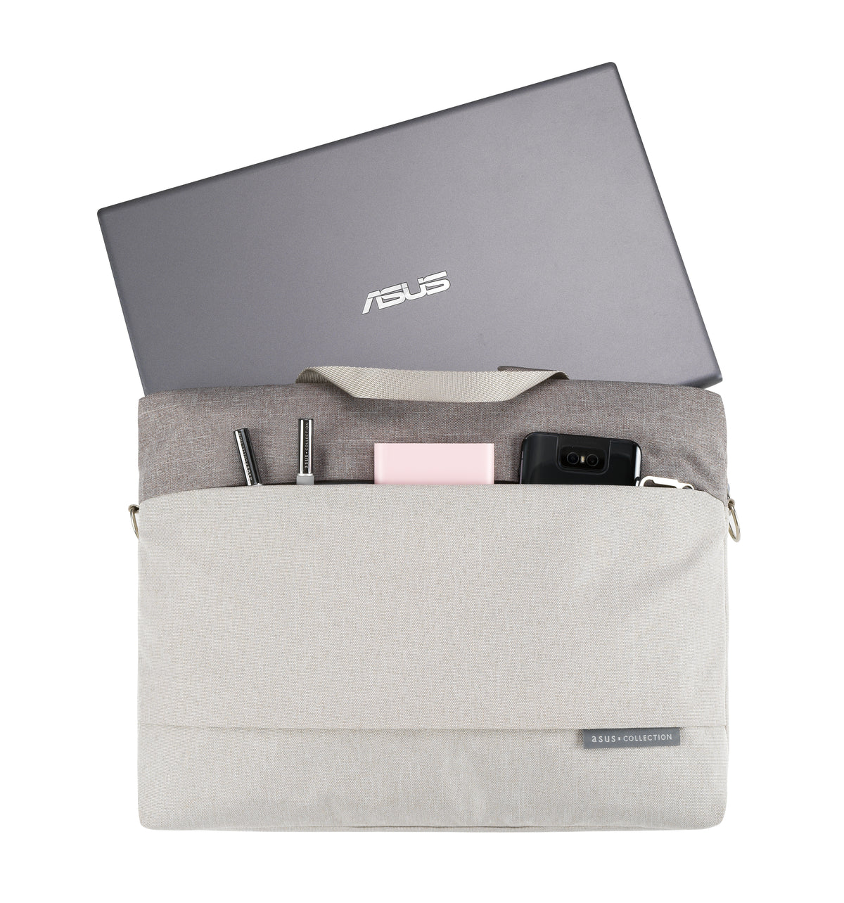 ASUS EOS 2 Carry Bag 39,6 cm (15.6") Schutzhülle Grau