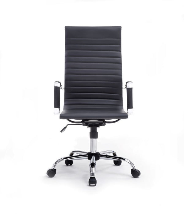 Equip Office Chair, Ribbed Upholstery, High Backrest