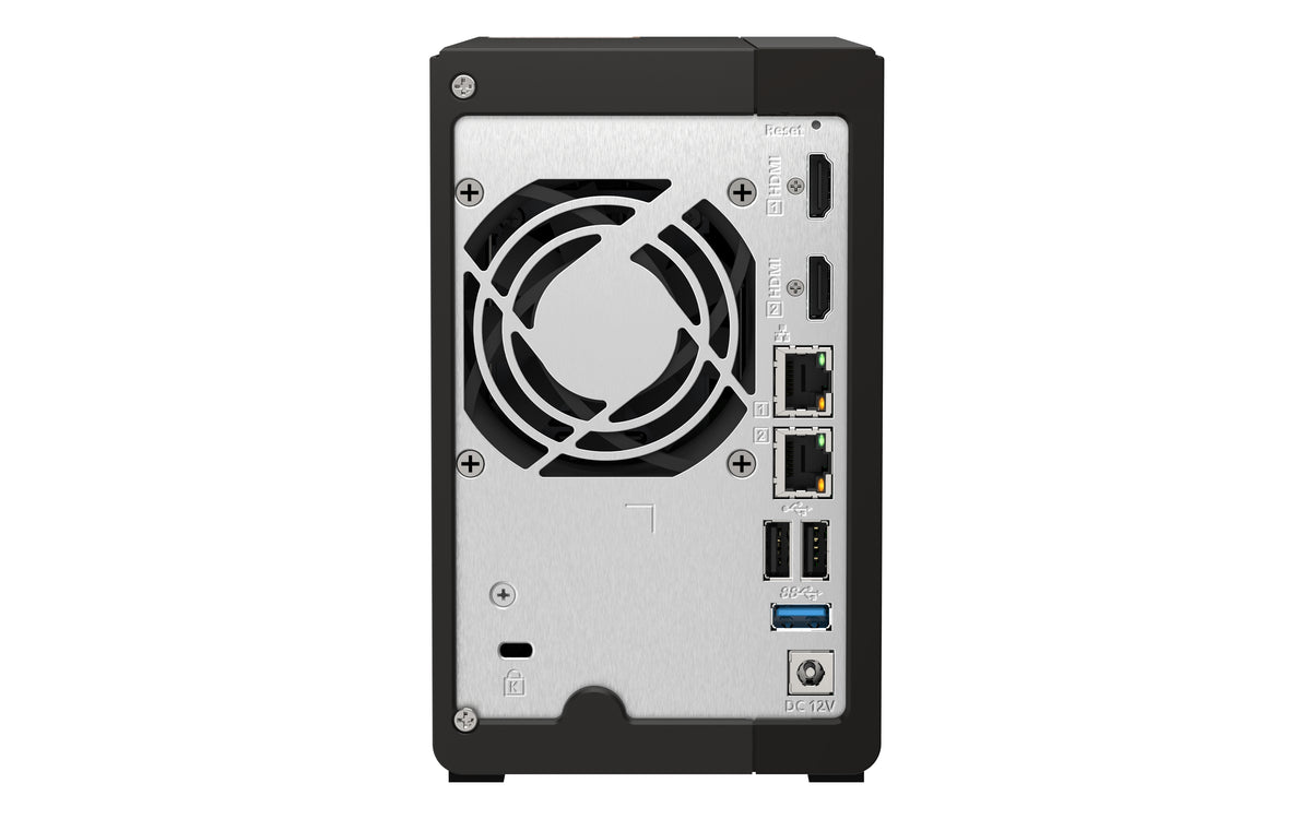 QNAP QVP-21C NAS & Speicherserver Tower Intel® Celeron® J6412 8 GB DDR4 0 TB QVR Pro Schwarz