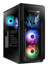 Acer Predator PO5-660 Intel Core Ultra 7 265F 64 GB DDR5-SDRAM 4 TB SSD NVIDIA GeForce RTX 5080 Windows 11 Home Desktop PC Schwarz