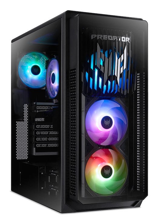 Acer Predator PO5-660 Intel Core Ultra 7 265F 64 GB DDR5-SDRAM 4 TB SSD NVIDIA GeForce RTX 5080 Windows 11 Home Desktop PC Schwarz