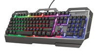 Trust GXT 856 Torac Tastatur Gaming USB QWERTZ Schweiz Schwarz
